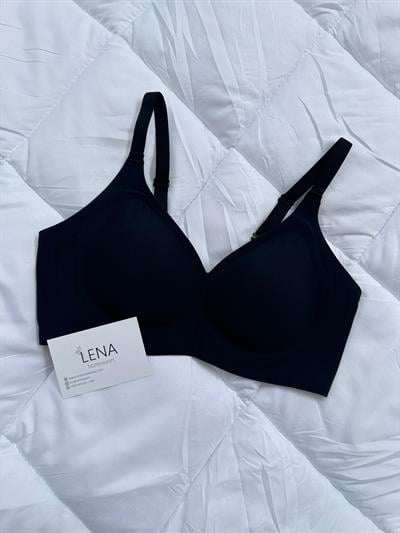 Siyah lazer kesim sütyen 