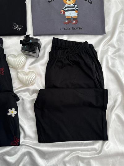 Siyahın Gücü 4 Parça Sevgili Pijama Seti