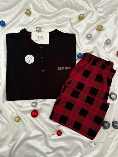 Sleep Man Pamuk Erkek Pijama Takımı
