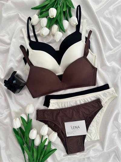 Softy Günlük Üçlü Desteksiz Sütyen Takımı