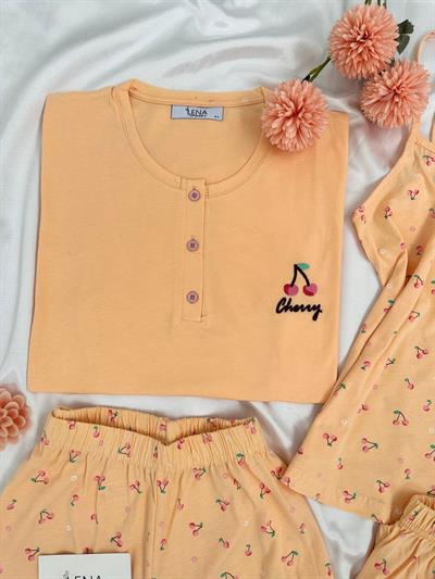 Somon Cheryy 4lı Pijama Seti 