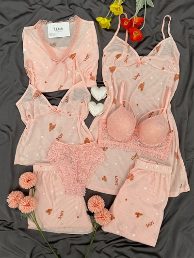 Solovly 7lı Pijama & Çamaşır Seti