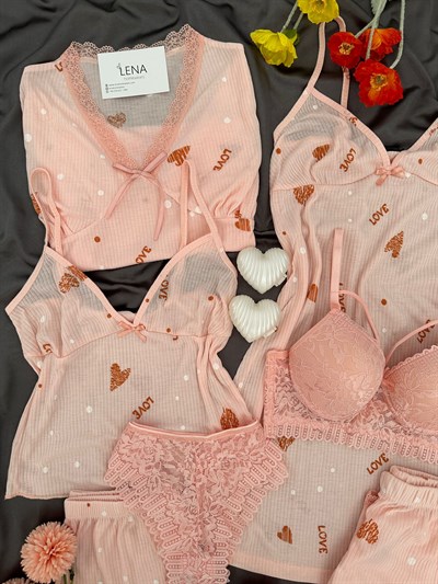 Solovly 7lı Pijama & Çamaşır Seti