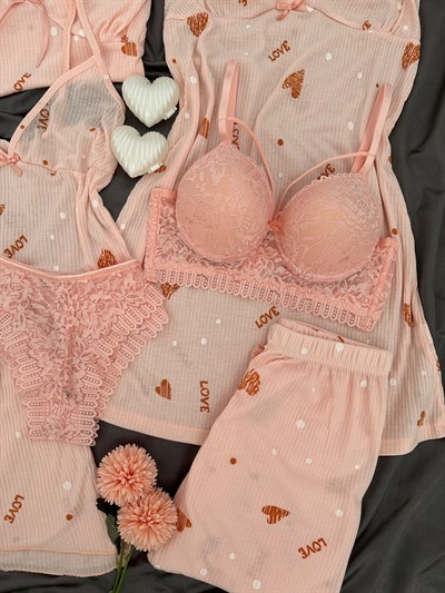 Solovly 7lı Pijama & Çamaşır Seti