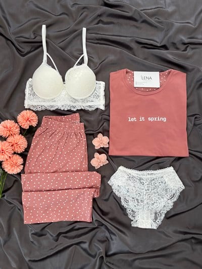 Spring Milan Pijama & Çamaşır Seti 