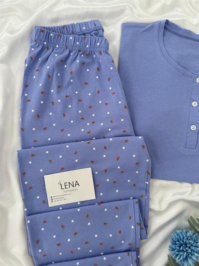 Starling Kısa Kollu Pamuklu Pijama Takımı 