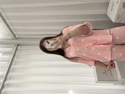 Twity Somon Kalp Bürümcük Pijama Takımı