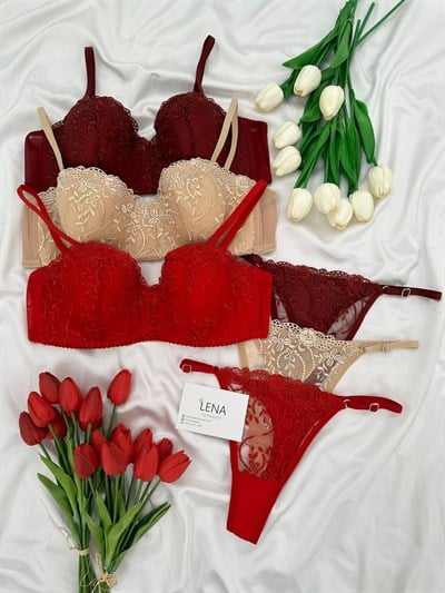 Üçlü Lotus Sütyen Takımları