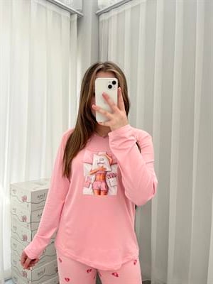 Uyuyan Güzel Uzun Kollu Pijama Takımı 