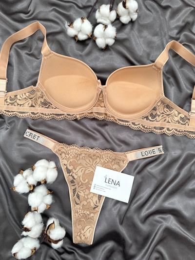 Vento Üç Renk Taşlı Sütyen Seti