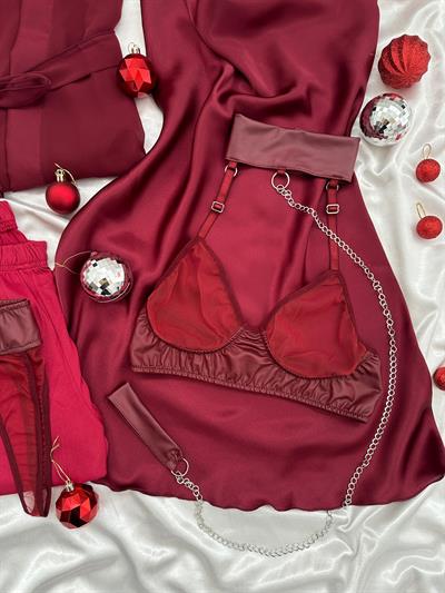 Yılbaşı Bordo Hediye Kutusu