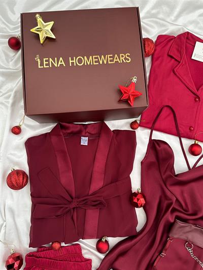 Yılbaşı Bordo Hediye Kutusu