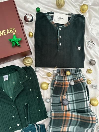 Yılbaşı Yeşil Çift Hediye Kutusu