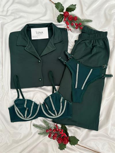 Yılbaşı Zümrüt Termal Dörtlü Takım