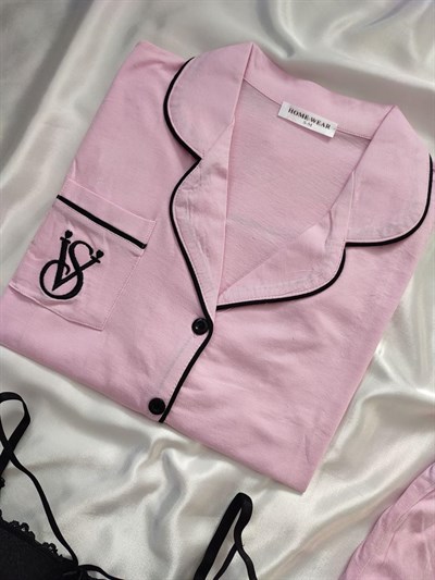 Yumoş Pembe Pijama Takımı 🌸