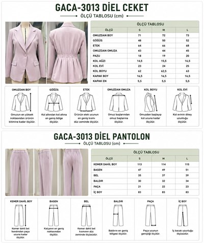DİEL Beyaz Kumaş Pantolon