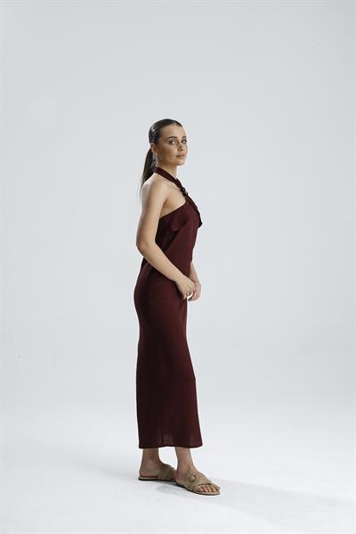 Evalina Bordo Gece/Gündüz Elbise