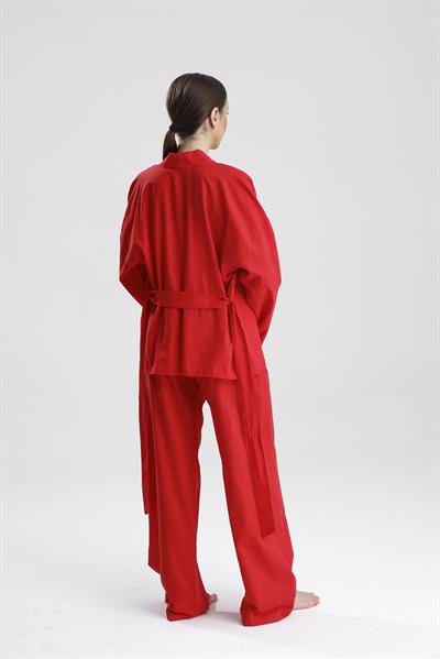 Rose Kadın KimonoKırmızı Gece/Gündüz Kimono