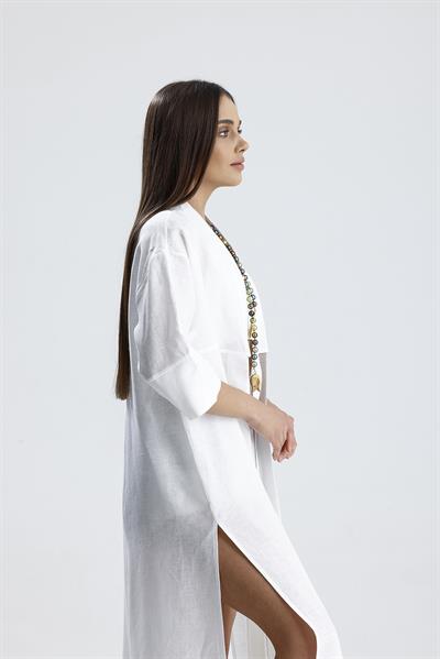 Sierra Beyaz Gece/Gündüz Kimono