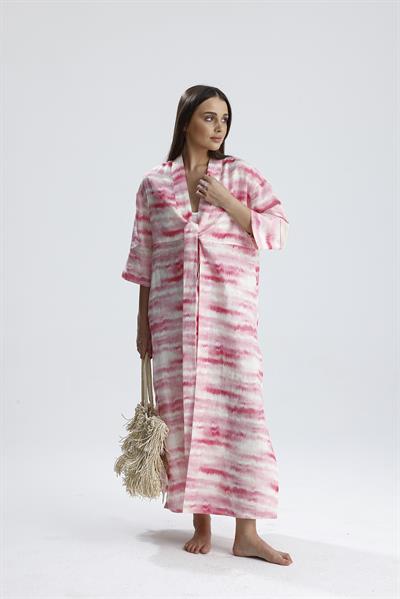 Sierra Pembe Gece/Gündüz Kimono