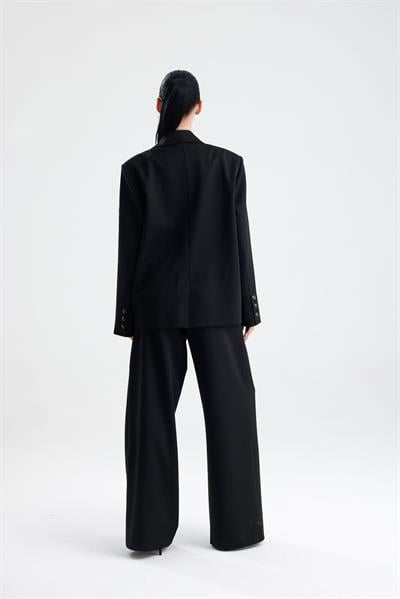 SPELLO Kadın Siyah Oversize Ceket