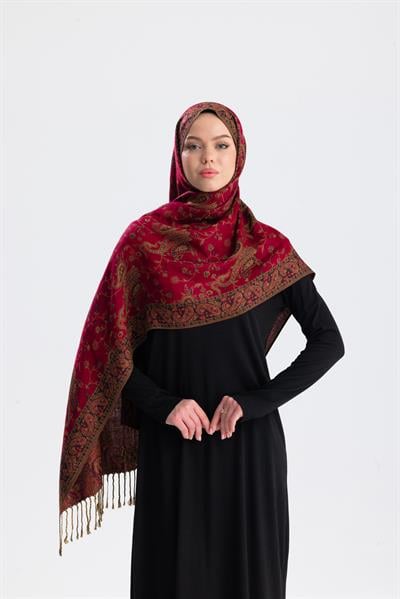 Royale Passage Serisi - Ottoman Rose - Cashmere Collection / Dokuma Kaşmir Şal