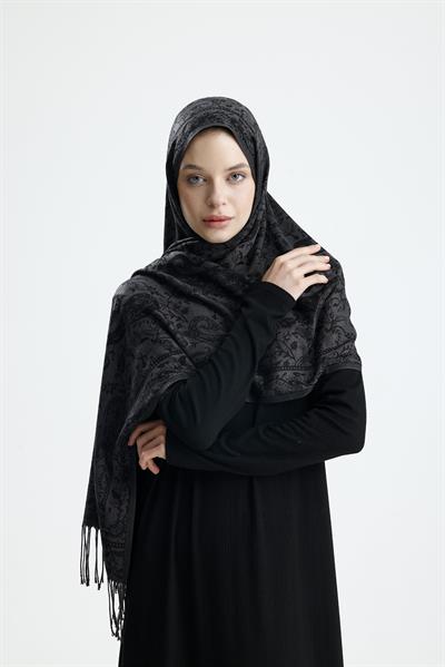 Shine Serisi - Midnight Shine / Dokuma Pashmina Şal