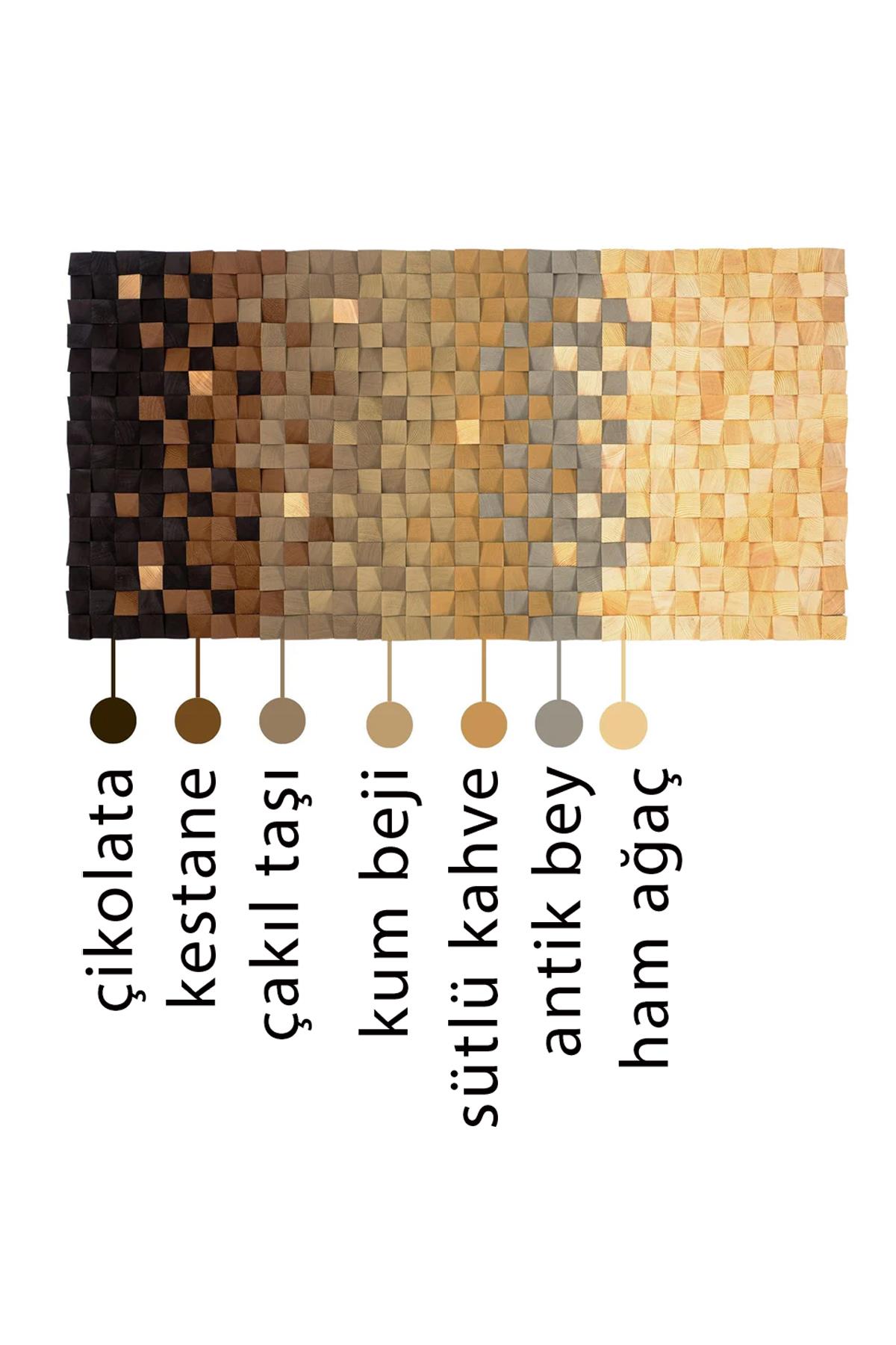 Bellis Handmade Mosaic Wood Wall Art