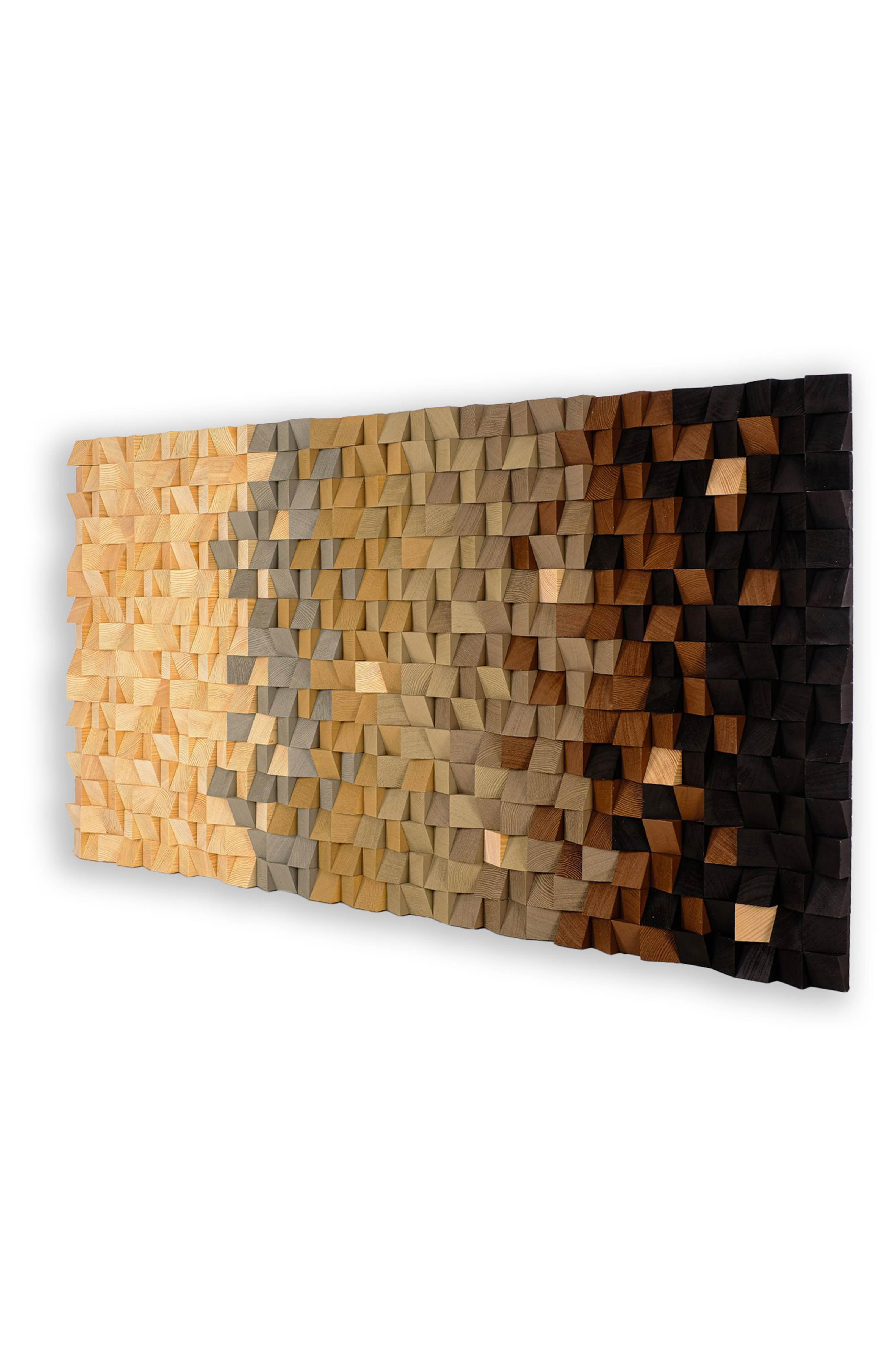 Bellis Handmade Mosaic Wood Wall Art