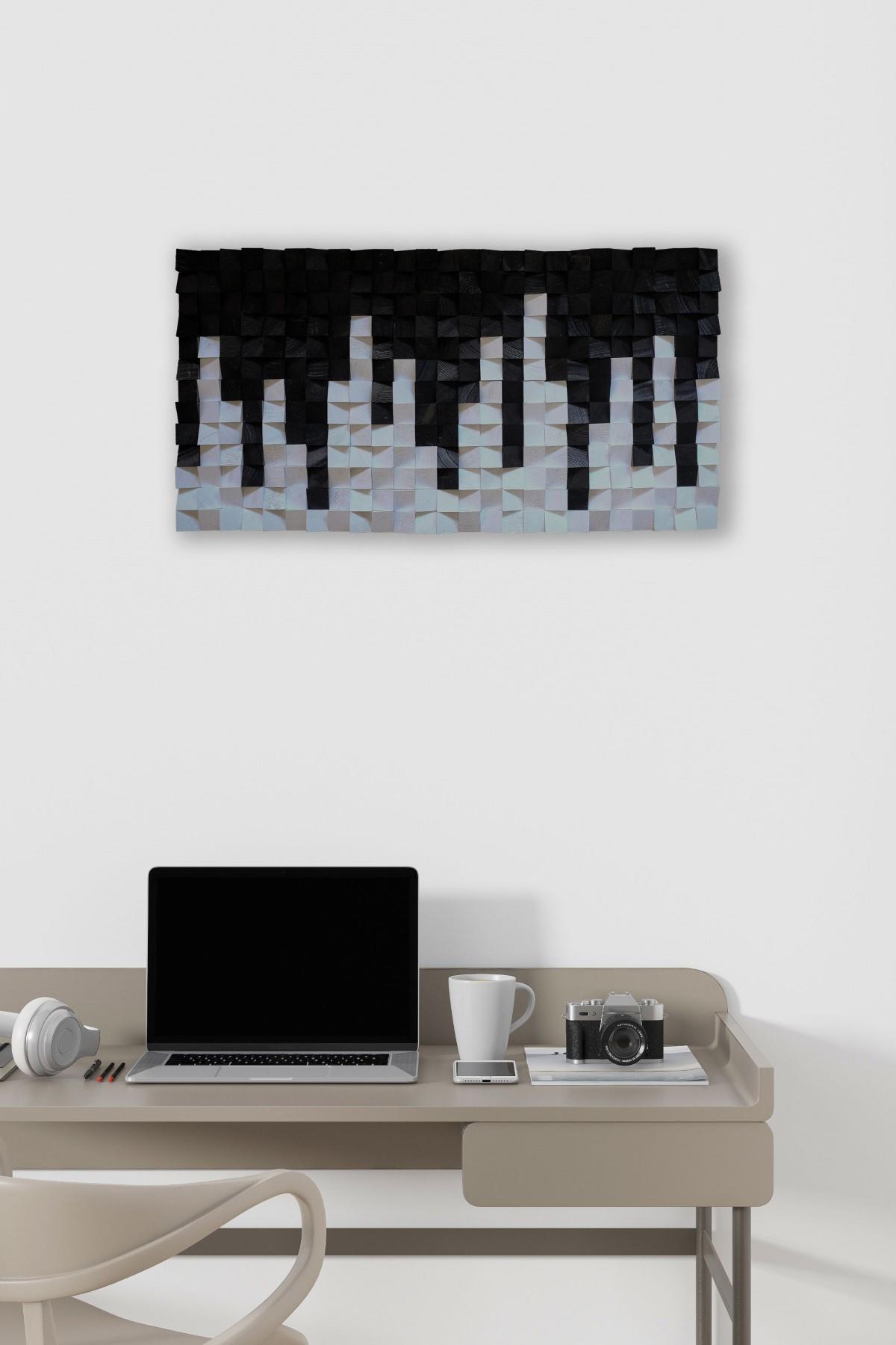 Merkür Handmade Mosaic Wood Wall Art