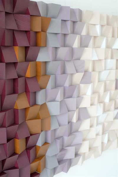 Flora Handmade Mosaic Wood Wall Art