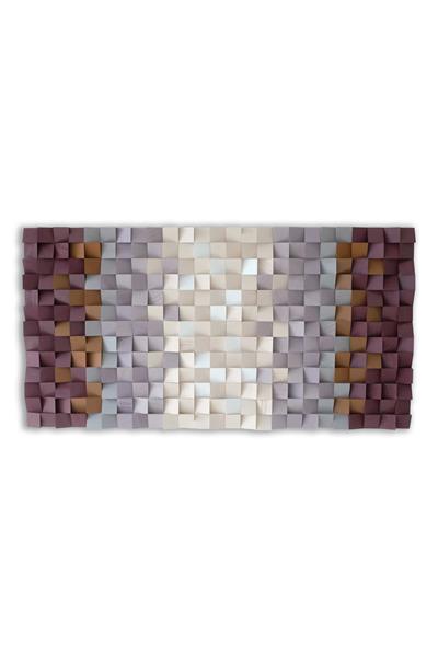 Flora Handmade Mosaic Wood Wall Art