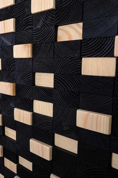 Pila Handmade Mosaic Wood Wall Art