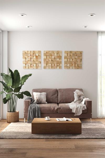 Seda Handmade Mosaic Wood Wall Art