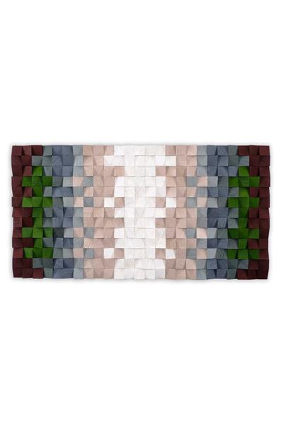 Uranüs Handmade Mosaic Wood Wall Art