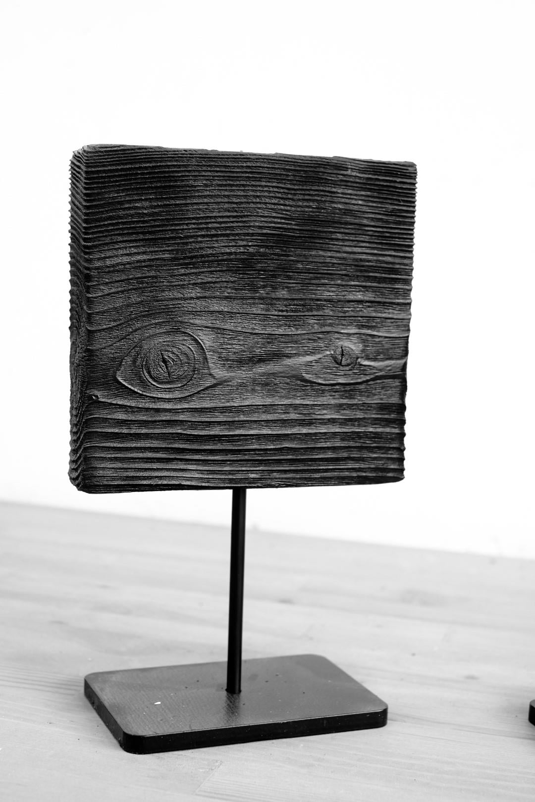 Black Rose Handmade Wooden Decorative Object