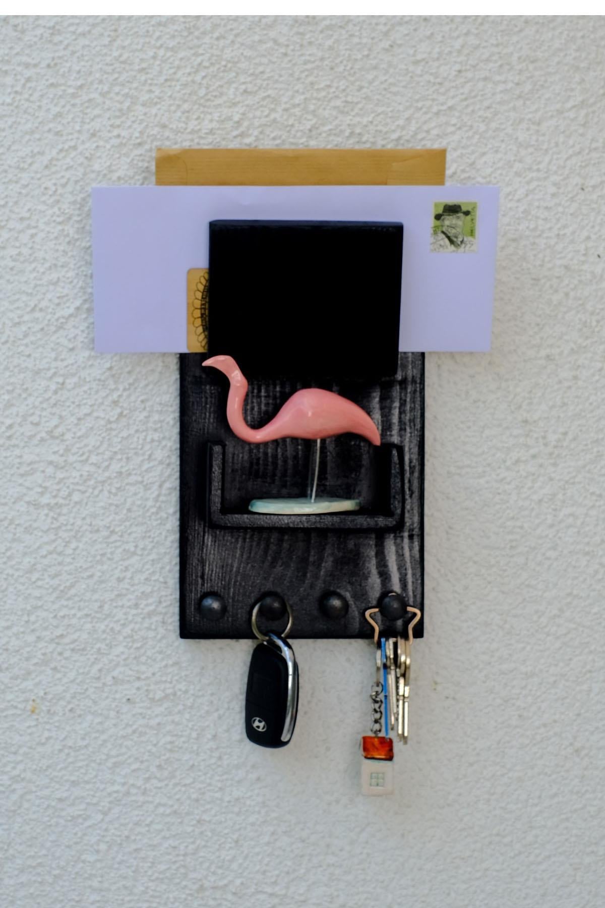 Clavis Black Handmade Keychain