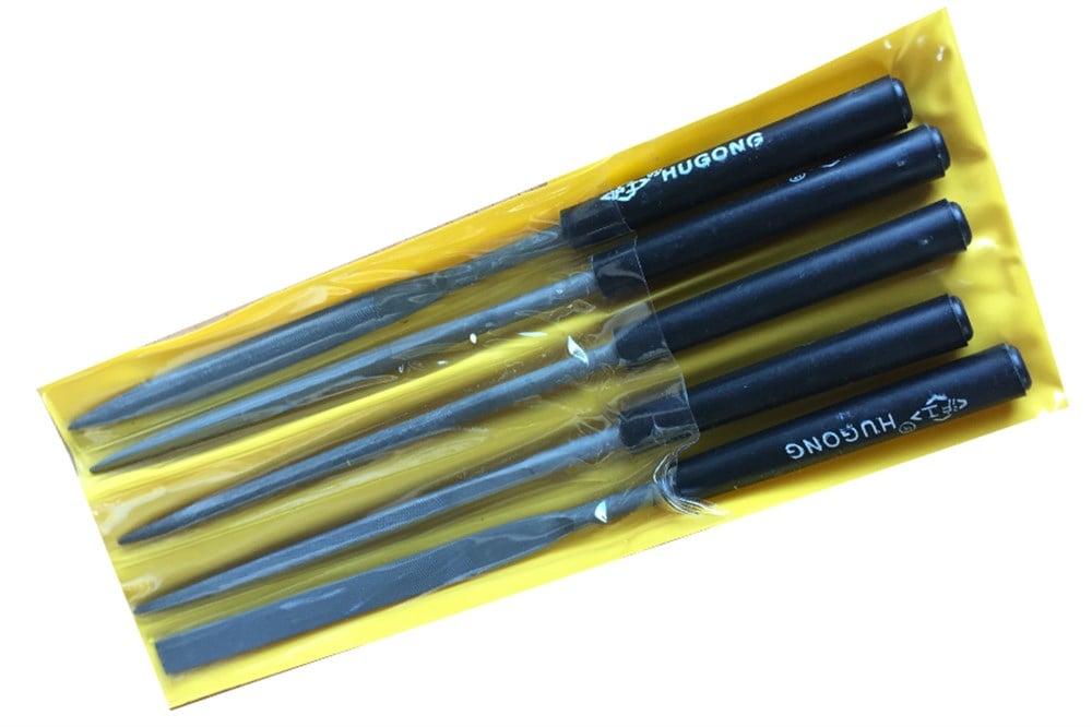 Saatçi Eğe Seti 5'li -PVC Saplı- 140/160/180 mm