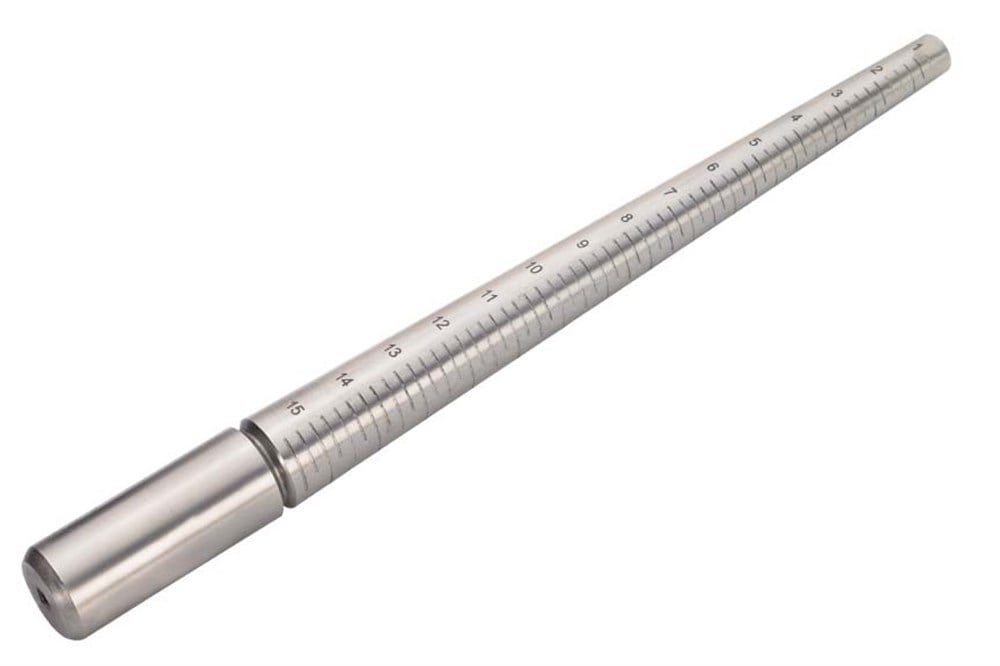 CTS-1776 Yüzük Ölçü Malafası-İçi Dolu Aluminyum