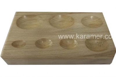 GS624C Ahşap Mine Tahtası-Düz-Oval Yuvalı