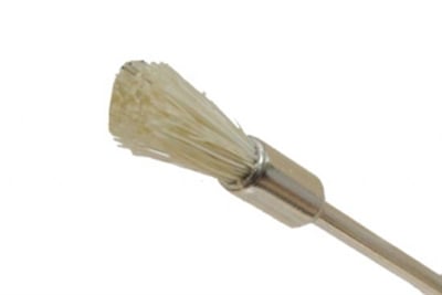 Mandrenli Beyaz Kalem Kıl Fırça-Orta