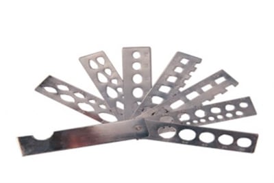 CTS-1019 Taş Ölçeği 7 Kol Markiz/Kare/Oval/Armut/Yuvarlak6Baget