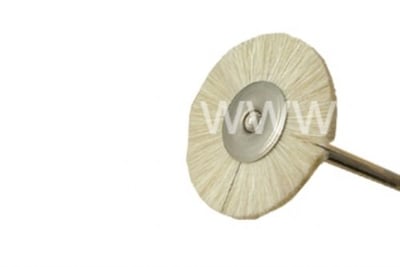 MSHH68W Mandrenli Beyaz Kıl Fırça Sert 1,9 cm