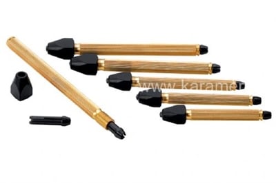 CTS-1459 Sarı Sıyırma Seti 6lı  7/8/9/10/11/12 Cm