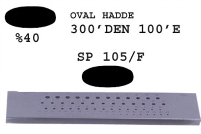 SP 105/F Oval Hadde 300-100