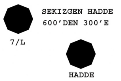 7/L Sekizgen Hadde  600-300