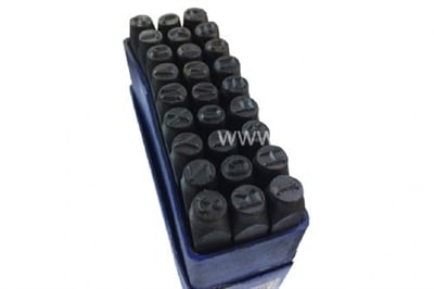 Harf Damga Seti  A-Z   6 mm-Plastik Kutu