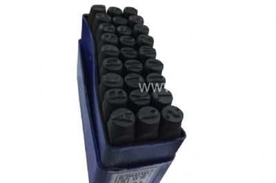 Harf Damga Seti  A-Z   8 mm-Plastik Kutu