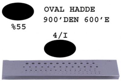4/I Oval Hadde   900-600