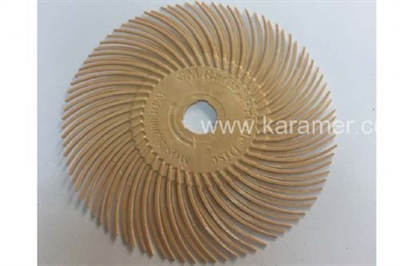 3M Radial Bristle Motor İçin-Krem -3,000 Kum Çap:75 mm